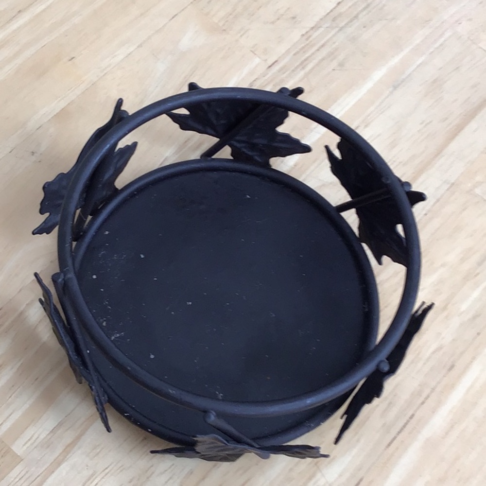 Kohl’s Round Candle Holder 3 7/8” Diameter - Picture 3 of 4
